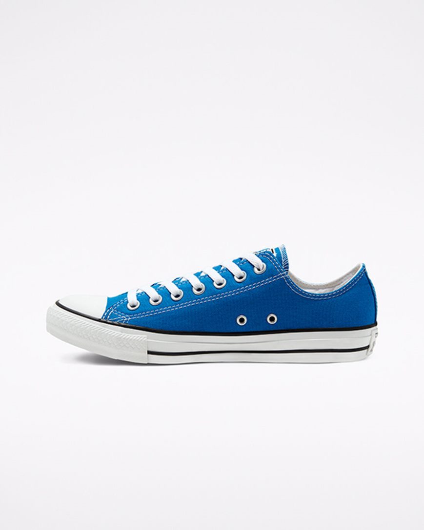 Men's Converse Chuck Taylor All Star Seasonal Color Low Top Shoes Blue | AU 9356CE